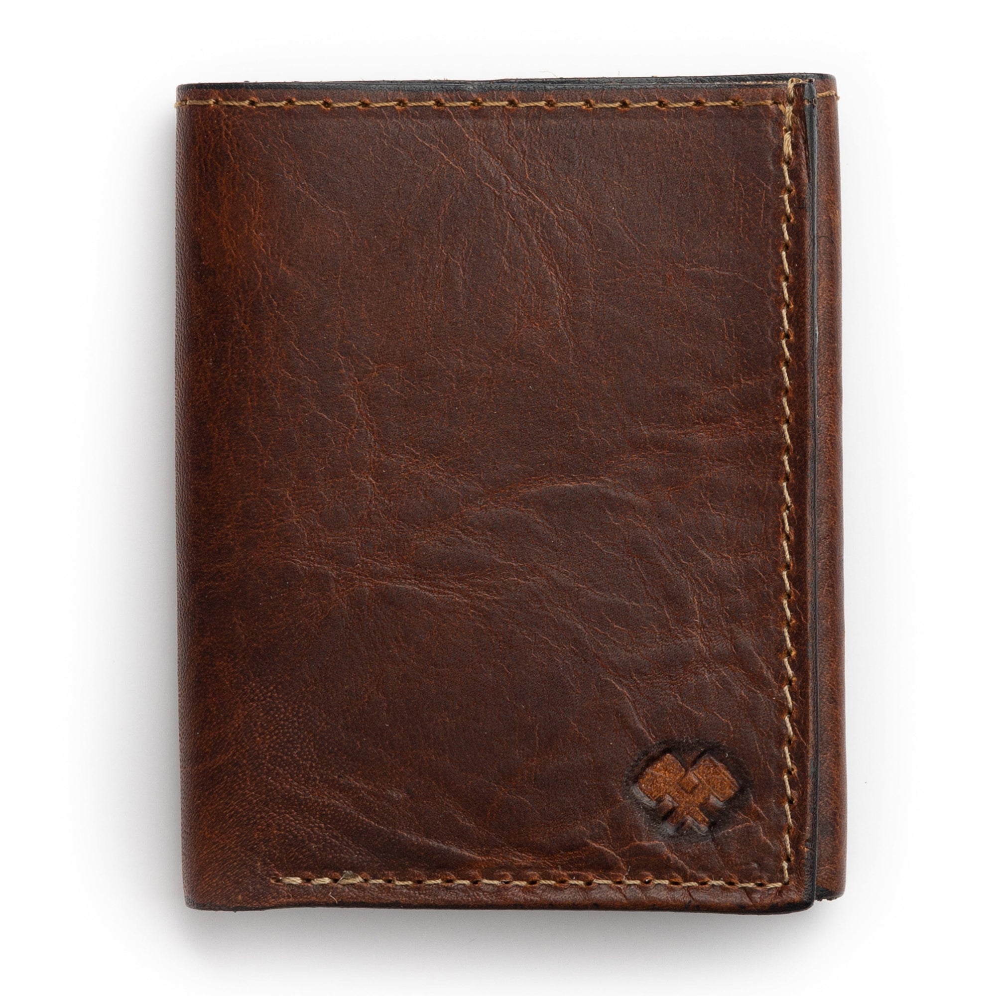 Trifold Mens Wallet, Men's Leather Trifold Wallet Made with